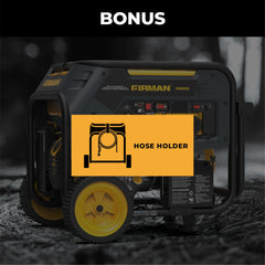 FIRMAN Power Equipment Dual Fuel Portable Generator 10000/8000W Electric Start 120/240V with CO alert