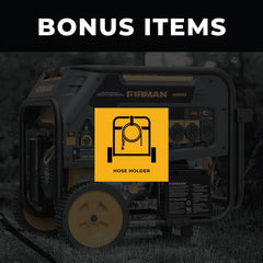 FIRMAN Power Equipment Dual Fuel Portable Generator 8000W Electric Start 120/240V