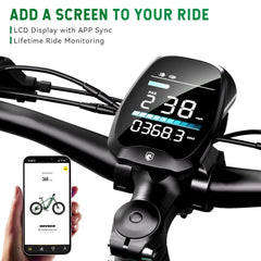 HOVSCO HovAlpha 26" Fat Tire Electric Bike - Green Vista Living