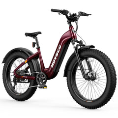 HOVSCO HovAlpha 26" Step-Thru Fat Tire Ebike - Green Vista Living
