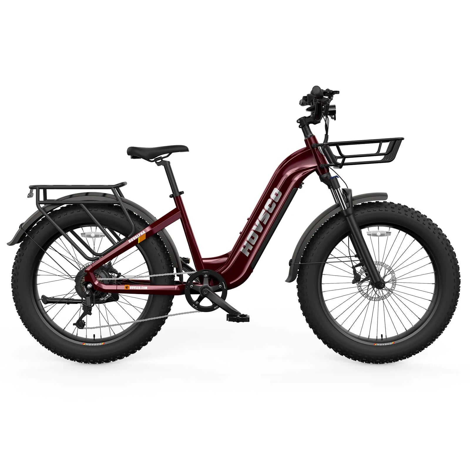 HOVSCO HovAlpha 26" Step-Thru Fat Tire Ebike - Green Vista Living