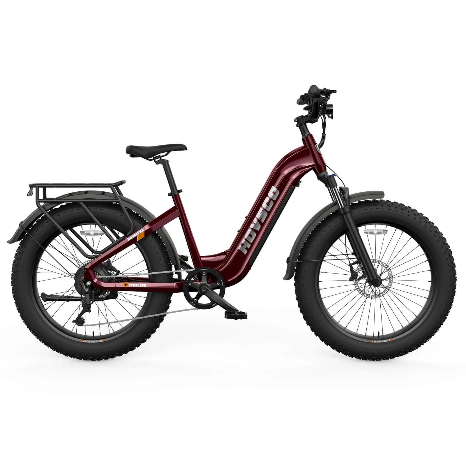 HOVSCO HovAlpha 26" Step-Thru Fat Tire Ebike - Green Vista Living