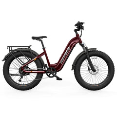HOVSCO HovAlpha 26" Step-Thru Fat Tire Ebike - Green Vista Living