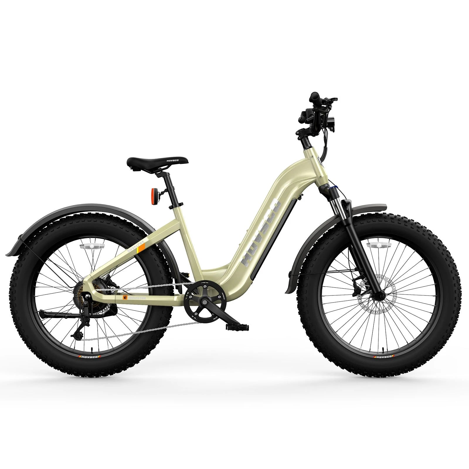HOVSCO HovAlpha 26" Step-Thru Fat Tire Ebike - Green Vista Living
