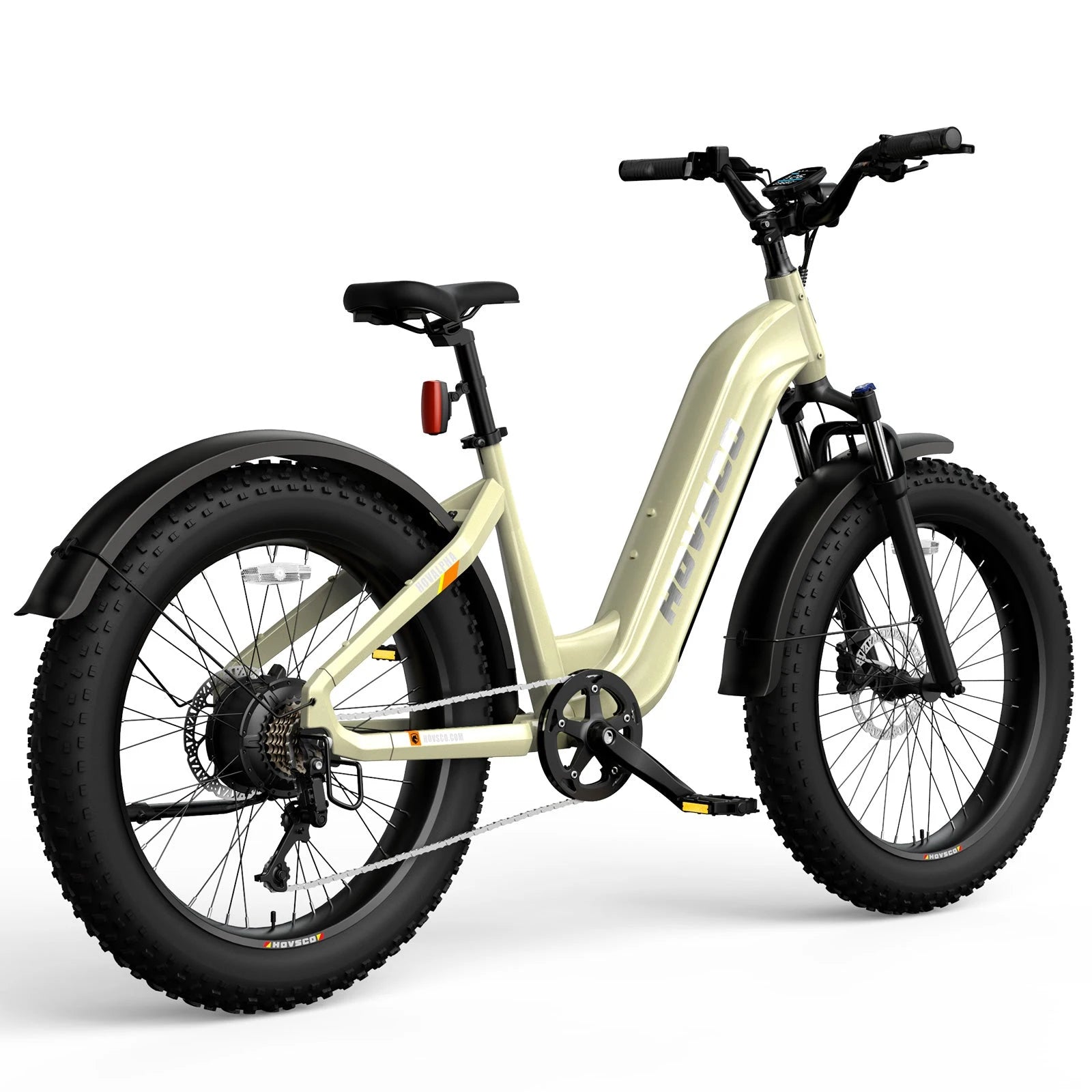 HOVSCO HovAlpha 26" Step-Thru Fat Tire Ebike - Green Vista Living