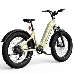 HOVSCO HovAlpha 26" Step-Thru Fat Tire Ebike - Green Vista Living
