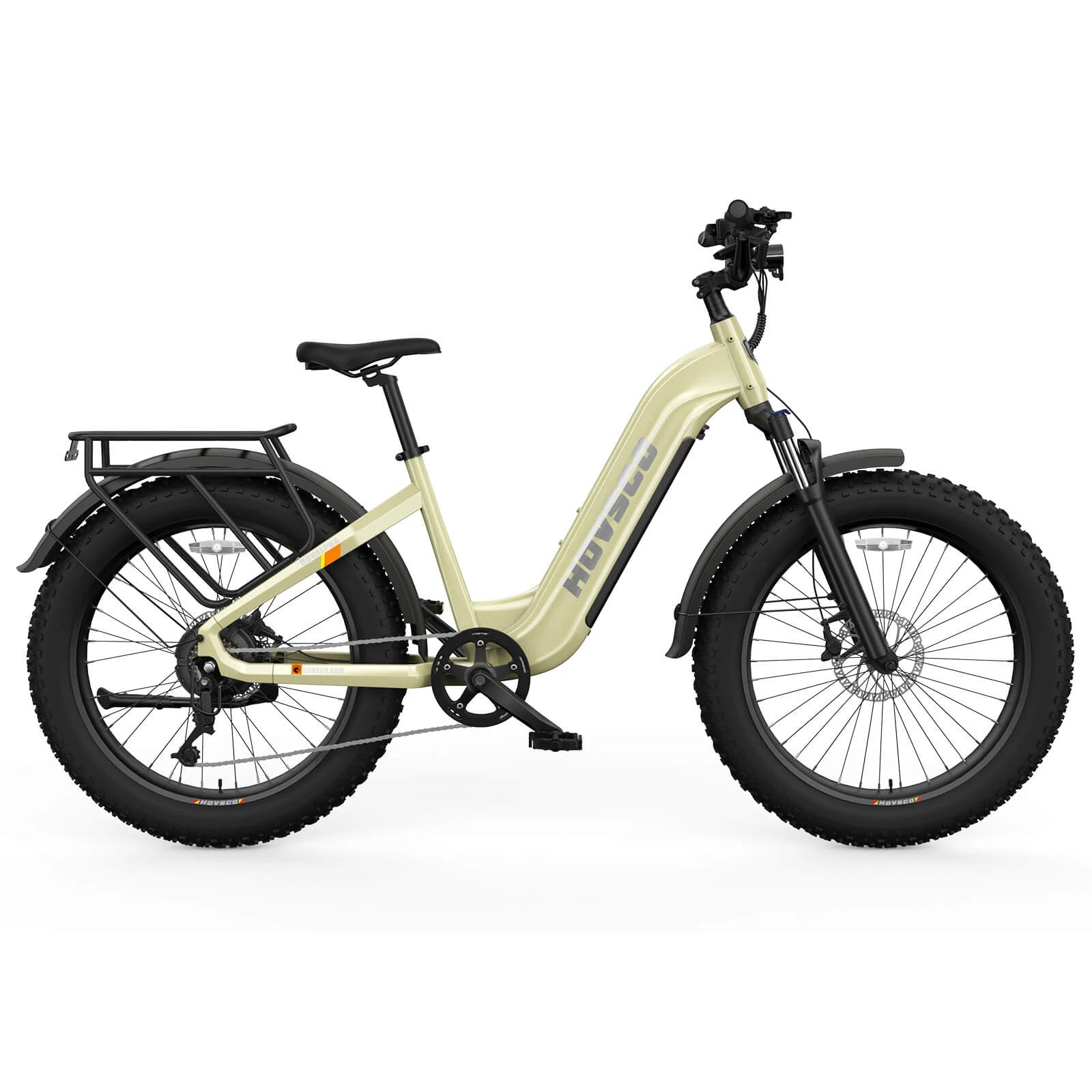 HOVSCO HovAlpha 26" Step-Thru Fat Tire Ebike - Green Vista Living