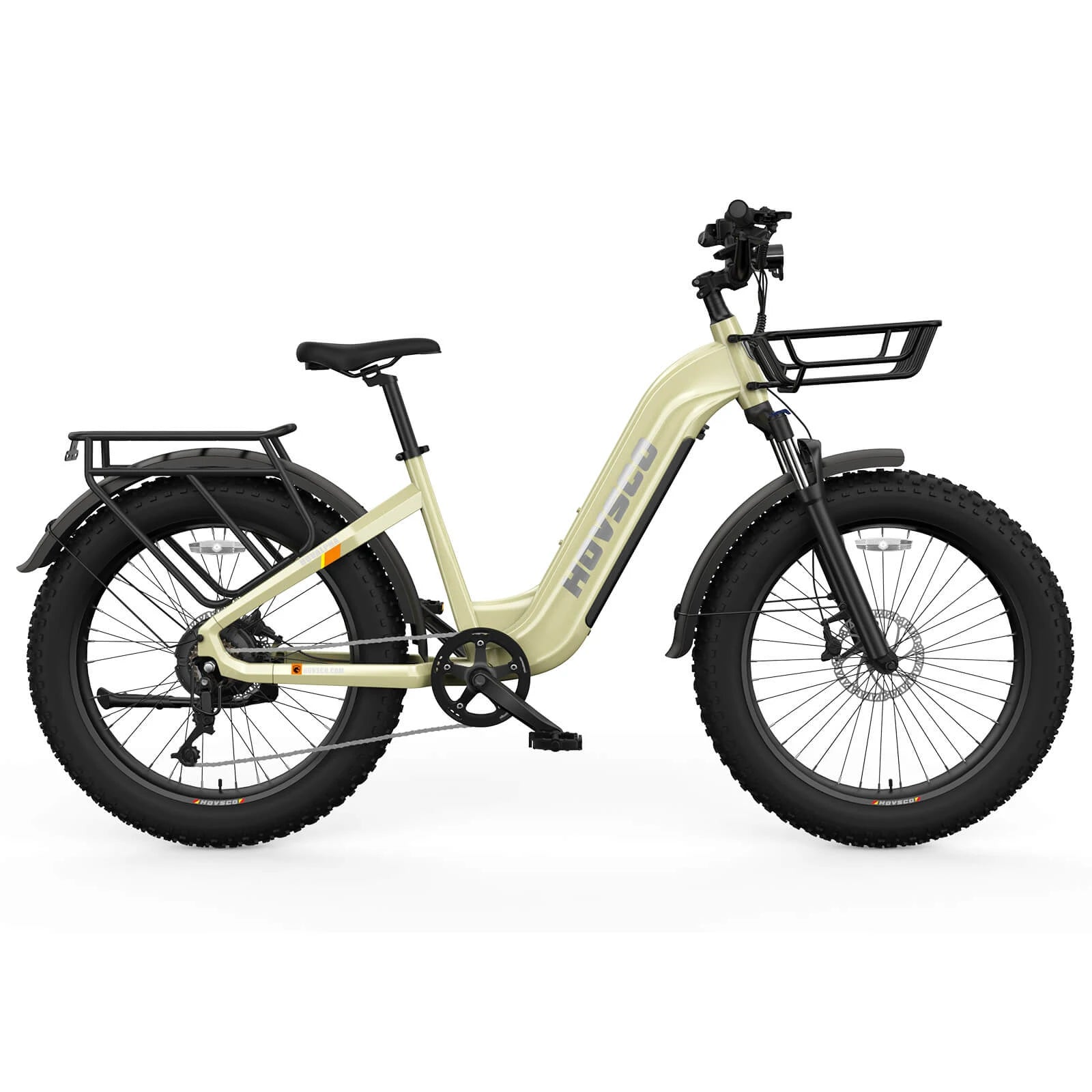 HOVSCO HovAlpha 26" Step-Thru Fat Tire Ebike - Green Vista Living