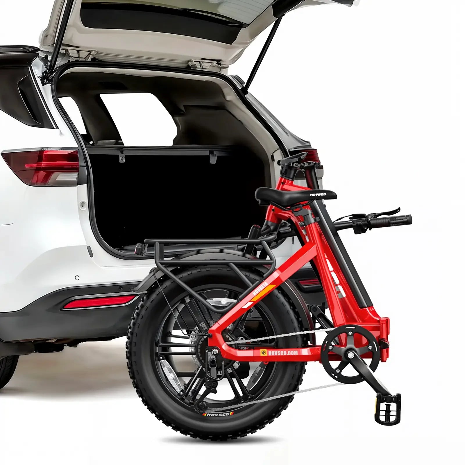 HOVSCO HovBeta 20" Foldable Fat Tire Electric Bike - Green Vista Living
