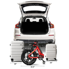 HOVSCO HovBeta 20" Foldable Fat Tire Electric Bike - Green Vista Living