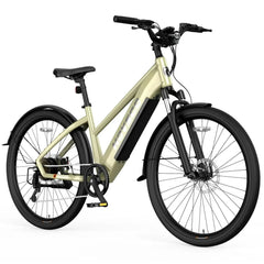 HOVSCO HovCity 27.5" Step-Thru Cruiser Electric Bike For Adults - Green Vista Living