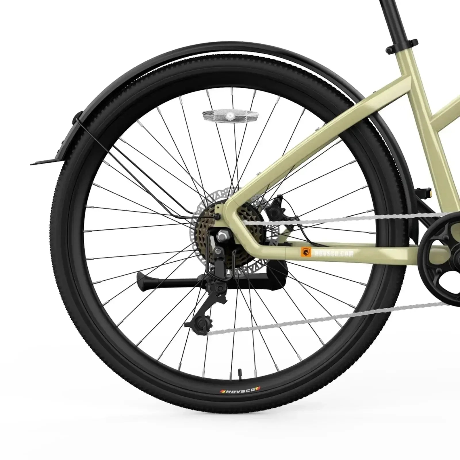 HOVSCO HovCity 27.5" Step-Thru Cruiser Electric Bike For Adults - Green Vista Living