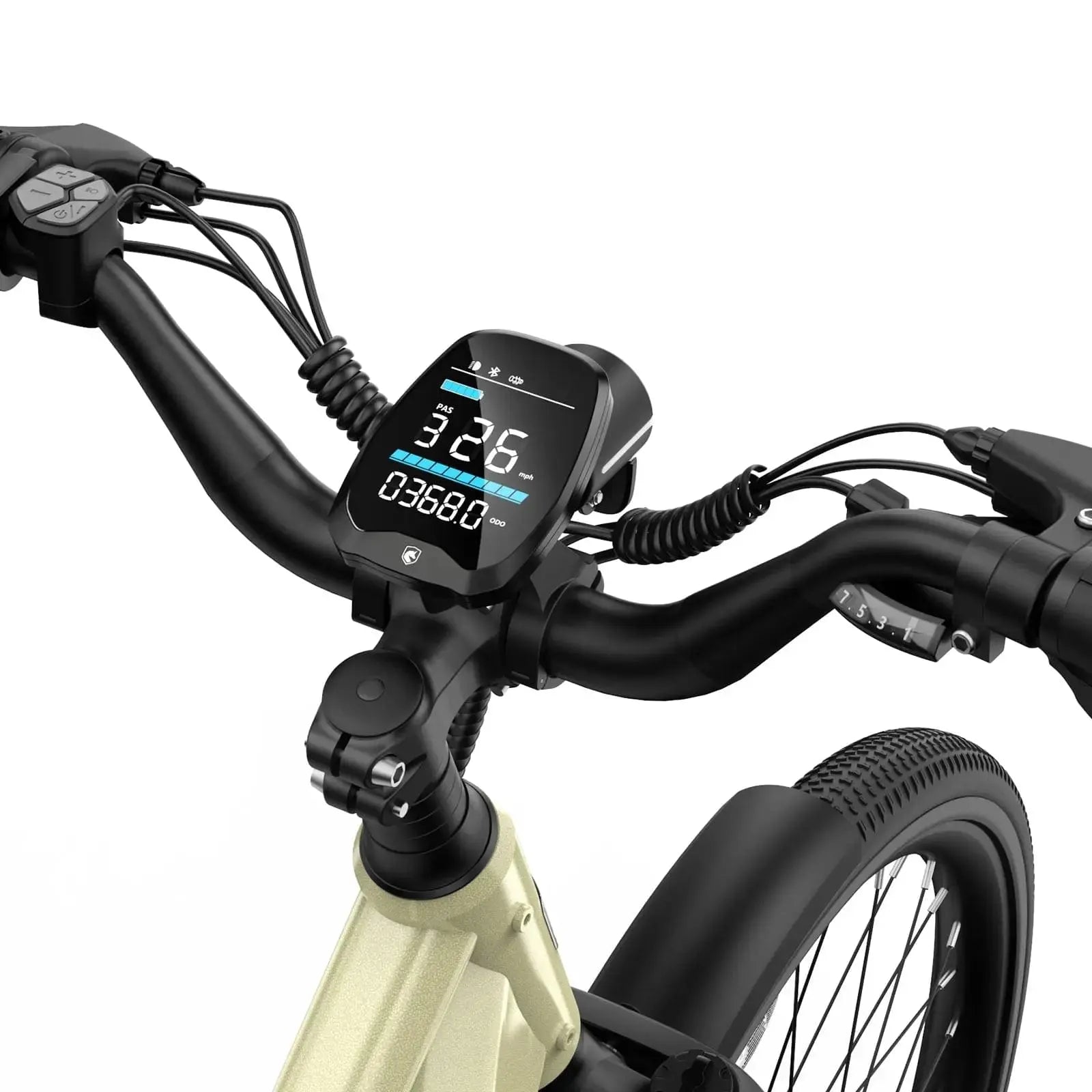 HOVSCO HovCity 27.5" Step-Thru Cruiser Electric Bike For Adults - Green Vista Living