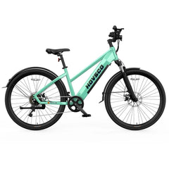 HOVSCO HovCity 27.5" Step-Thru Cruiser Electric Bike For Adults - Green Vista Living