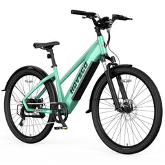 HOVSCO HovCity 27.5" Step-Thru Cruiser Electric Bike For Adults - Green Vista Living