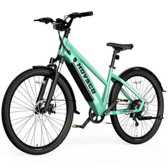 HOVSCO HovCity 27.5" Step-Thru Cruiser Electric Bike For Adults - Green Vista Living