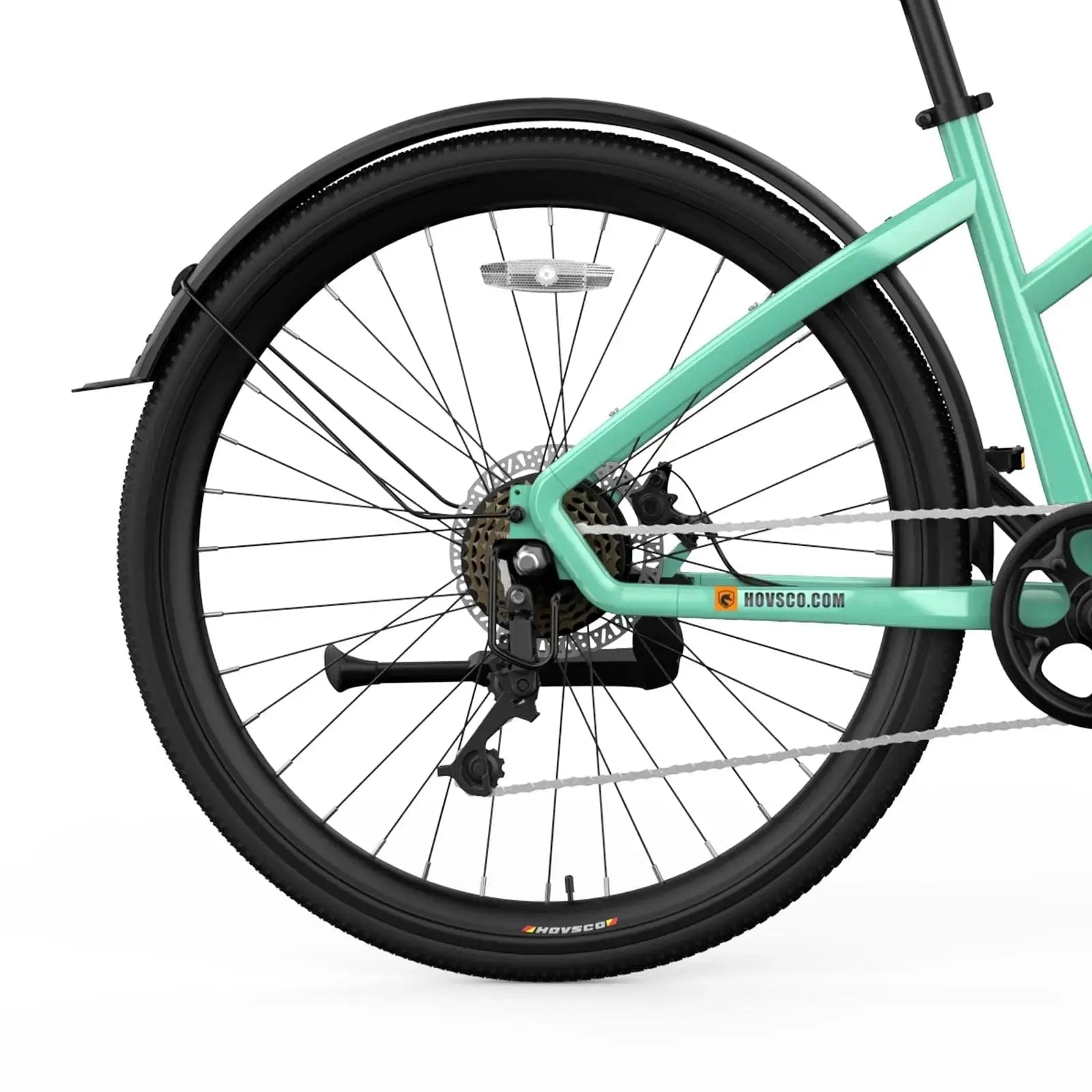 HOVSCO HovCity 27.5" Step-Thru Cruiser Electric Bike For Adults - Green Vista Living