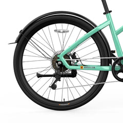 HOVSCO HovCity 27.5" Step-Thru Cruiser Electric Bike For Adults - Green Vista Living