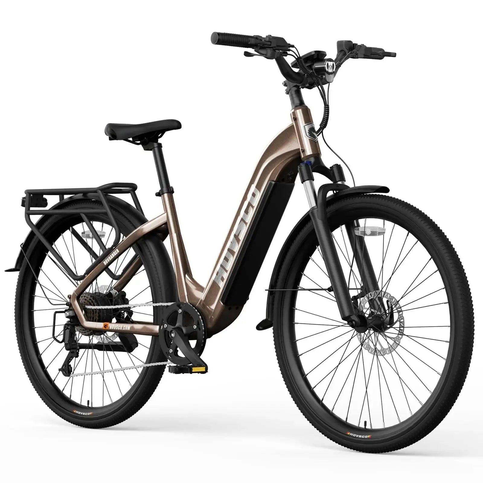 HOVSCO HovRanger 27.5" Step-Thru Commuter Bike - Green Vista Living