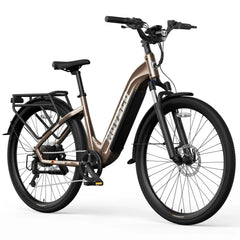 HOVSCO HovRanger 27.5" Step-Thru Commuter Bike - Green Vista Living