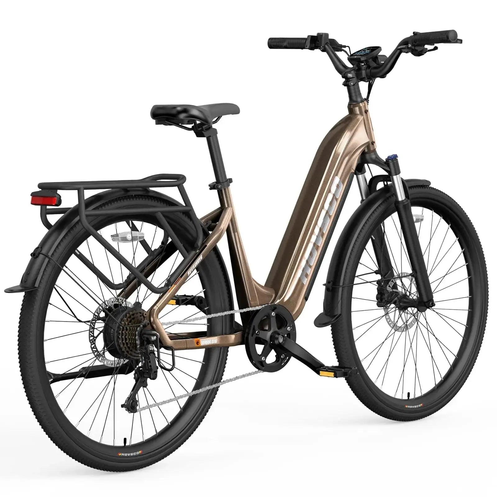 HOVSCO HovRanger 27.5" Step-Thru Commuter Bike - Green Vista Living