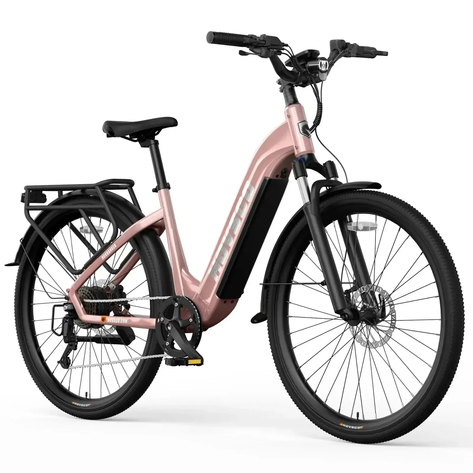 HOVSCO HovRanger 27.5" Step-Thru Commuter Bike - Green Vista Living