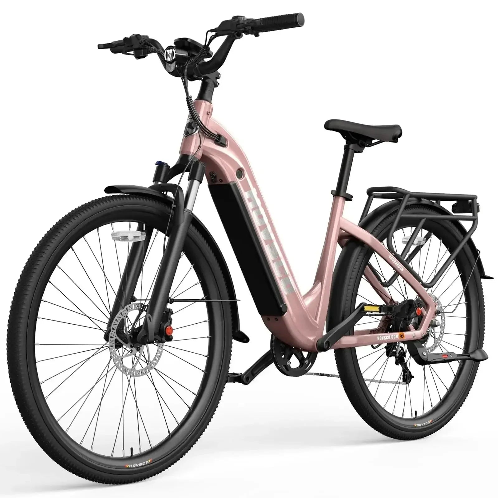 HOVSCO HovRanger 27.5" Step-Thru Commuter Bike - Green Vista Living