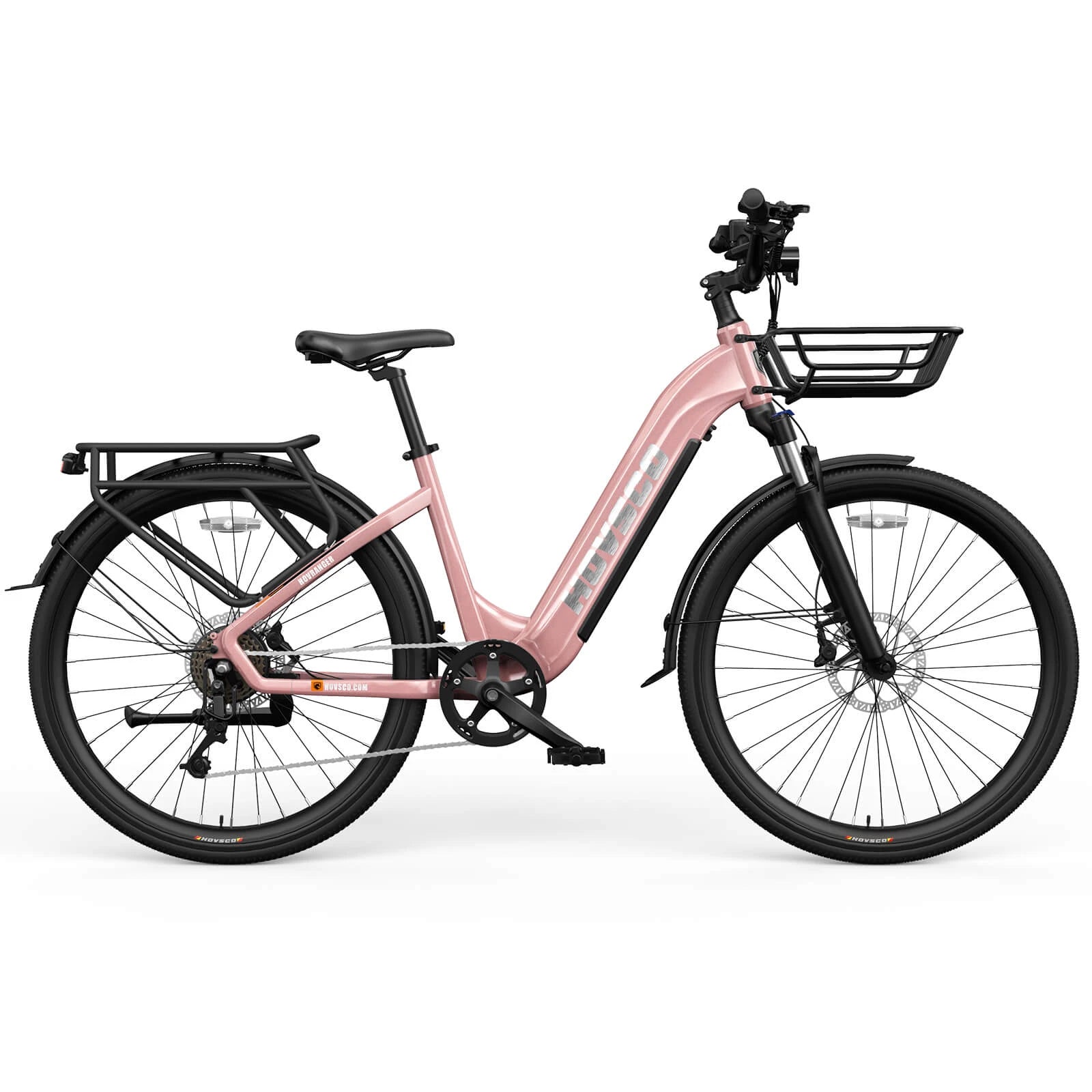 HOVSCO HovRanger 27.5" Step-Thru Commuter Bike - Green Vista Living