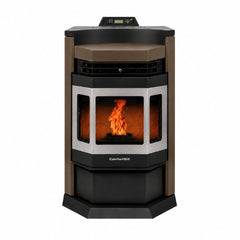 ComfortBilt HP22-N SS Pellet Stove Brown