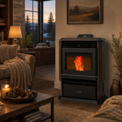 ComfortBilt HP61 Pellet Stove Dark Brown