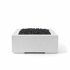 Flame Havens 32" x 32" Square Alea GFRC Fire Pit - 24v On/Off Electronic Ignition by Dekko Concrete and HPC Fire