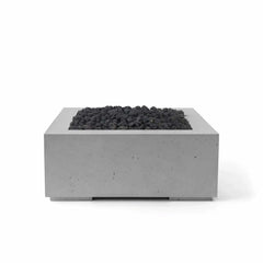 Flame Havens 32" x 32" Square Alea GFRC Fire Pit - MLFPK Match Lit Ignition by Dekko Concrete and HPC Fire