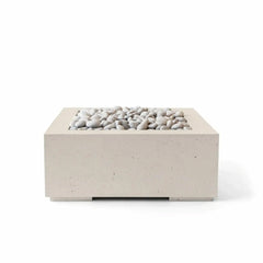 Flame Havens 32" x 32" Square Alea GFRC Fire Pit - 24v On/Off Electronic Ignition by Dekko Concrete and HPC Fire