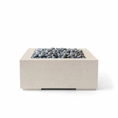 Flame Havens 32" x 32" Square Alea GFRC Fire Pit - 24v On/Off Electronic Ignition by Dekko Concrete and HPC Fire