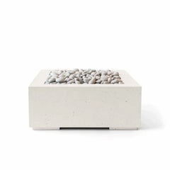 Flame Havens 32" x 32" Square Alea GFRC Fire Pit - MLFPK Match Lit Ignition by Dekko Concrete and HPC Fire