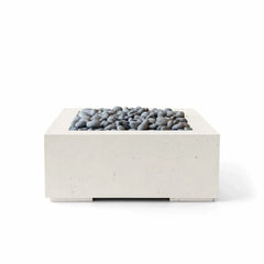Flame Havens 32" x 32" Square Alea GFRC Fire Pit - MLFPK Match Lit Ignition by Dekko Concrete and HPC Fire