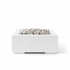Flame Havens 32" x 32" Square Alea GFRC Fire Pit - MLFPK Match Lit Ignition by Dekko Concrete and HPC Fire