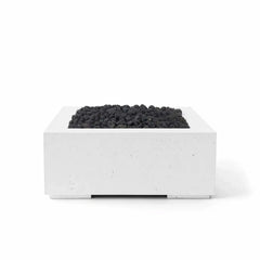 Flame Havens 32" x 32" Square Alea GFRC Fire Pit - 24v On/Off Electronic Ignition by Dekko Concrete and HPC Fire