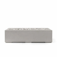 Flame Havens 60" x 26" Linear Avera GFRC Fire Pit - MLFPK Match Lit Ignition by Dekko Concrete and HPC Fire