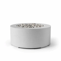 Flame Havens 36" Round Belmont GFRC Fire Pit - MLFPK Match Lit Ignition by Dekko Concrete and HPC Fire