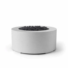 Flame Havens 36" Round Belmont GFRC Fire Pit - MLFPK Match Lit Ignition by Dekko Concrete and HPC Fire