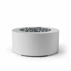 Flame Havens 36" Round Belmont GFRC Fire Pit - MLFPK Match Lit Ignition by Dekko Concrete and HPC Fire