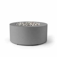 Flame Havens 36" Round Belmont GFRC Fire Pit - 120v On/Off Electronic Ignition by Dekko Concrete and HPC Fire