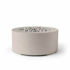 Flame Havens 36" Round Belmont GFRC Fire Pit - MLFPK Match Lit Ignition by Dekko Concrete and HPC Fire