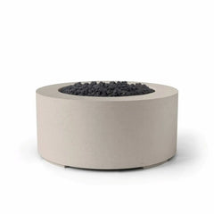 Flame Havens 36" Round Belmont GFRC Fire Pit - 120v On/Off Electronic Ignition by Dekko Concrete and HPC Fire