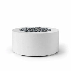 Flame Havens 36" Round Belmont GFRC Fire Pit - 120v On/Off Electronic Ignition by Dekko Concrete and HPC Fire