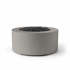 Flame Havens 36" Round Belmont GFRC Fire Pit - MLFPK Match Lit Ignition by Dekko Concrete and HPC Fire