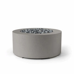 Flame Havens 36" Round Belmont GFRC Fire Pit - 120v On/Off Electronic Ignition by Dekko Concrete and HPC Fire