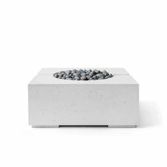 Flame Havens 32" x 32" Square Bravo GFRC Fire Pit - 24v On/Off Electronic Ignition by Dekko Concrete and HPC Fire