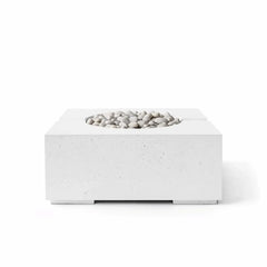Flame Havens 32" x 32" Square Bravo GFRC Fire Pit - 24v On/Off Electronic Ignition by Dekko Concrete and HPC Fire